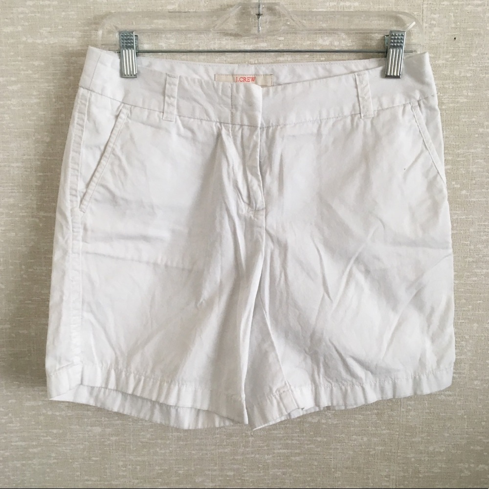 J.Crew White Chino Shorts